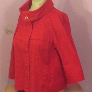 DANIELLE B  women's High Collar Jacket  LP  red